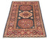 2x3 Gray Kazak Afghan Hand Knotted Wool Area Rug